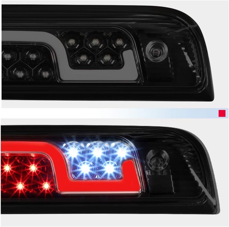 NUVISION LIGHTING Smoked Lens Red Super Bright LED 3rd Brake Light for 14-20 Silverado Sierra - Image 2