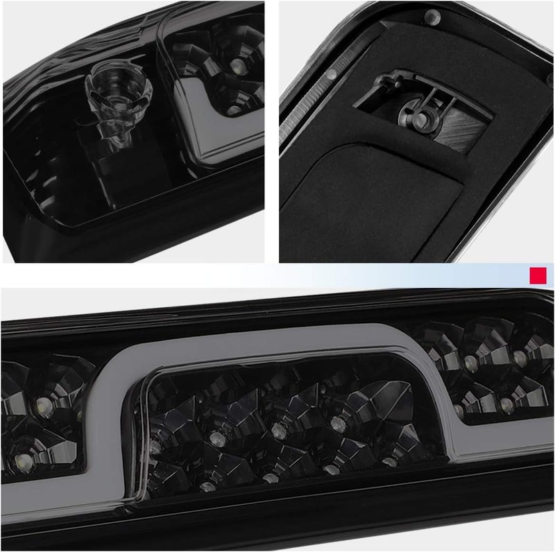 NUVISION LIGHTING Smoked Lens Red Super Bright LED 3rd Brake Light for 14-20 Silverado Sierra - Image 4