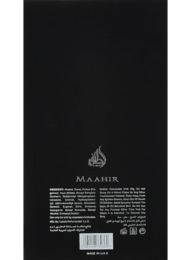 Lattafa Maahir Black Edition Eau De Parfum 100Ml - Image 4