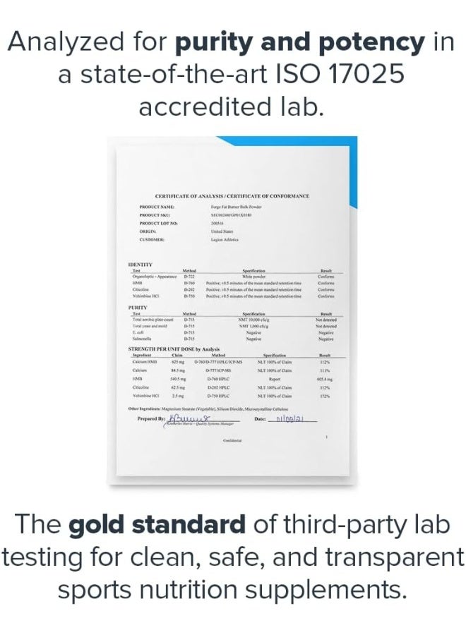 Legion Forge Fasted Fat Burner - Thermogenic Fat Burner, Target Stomach Fat And Trim Belly Fat With Yohimbe, Hmb Supplement, Choline. All Natural |45 Servings| 180 Count (Pack Of 1) - Image 4