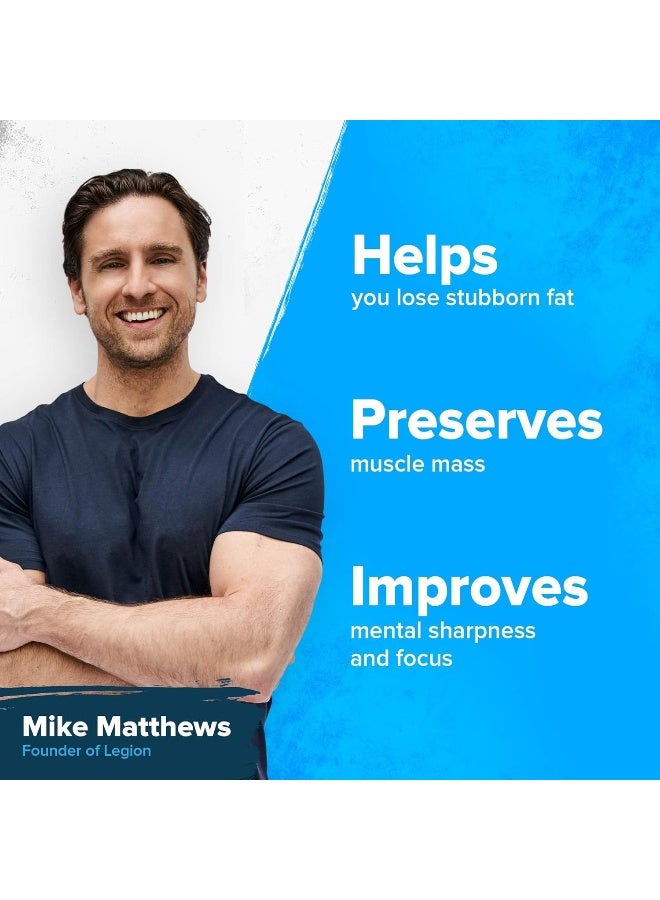 Legion Forge Fasted Fat Burner - Thermogenic Fat Burner, Target Stomach Fat And Trim Belly Fat With Yohimbe, Hmb Supplement, Choline. All Natural |45 Servings| 180 Count (Pack Of 1) - Image 3