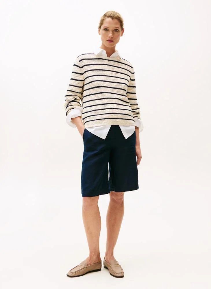 TOMMY HILFIGER ESS LINEN TAILORED SHORT