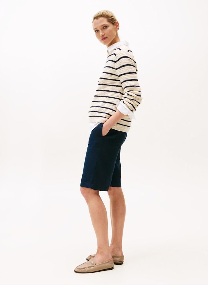 TOMMY HILFIGER ESS LINEN TAILORED SHORT  - Image 3
