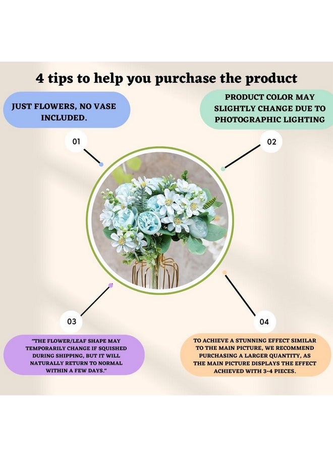 SATYAM KRAFT 1 Pc Artificial Peony Rose Flower Bunch for Christmas,Wedding,Home Decor, Office, Bedroom, Balcony Decoration Items, (Without Vase) (Pack of 1) (White) (Fabric) - pzsku/Z334A75CAEC14AE9383BBZ/45/_/1737721384/c8166e64-86d0-42e3-97e6-ae92d4128313