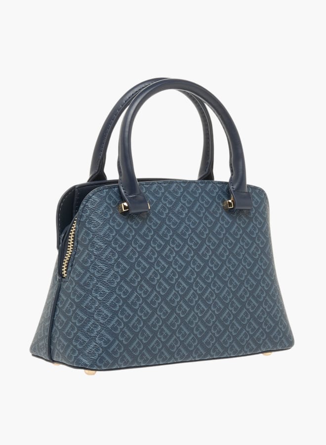 Flora Bella By Shoexpress Womens Textured Tote Bag With Top Handles And Zip Closure - Image 2