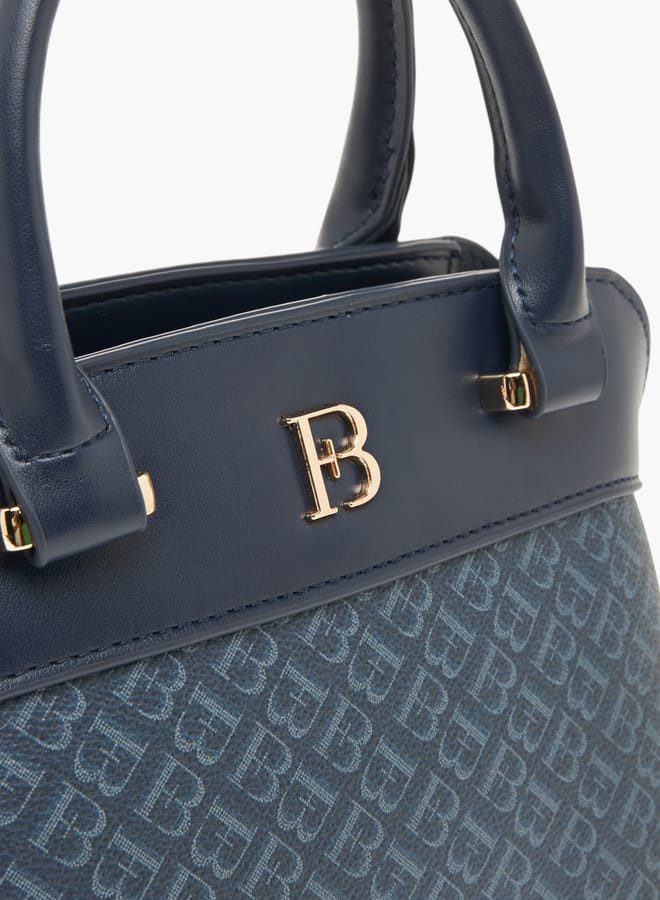 Flora Bella By Shoexpress Womens Textured Tote Bag With Top Handles And Zip Closure - Image 3