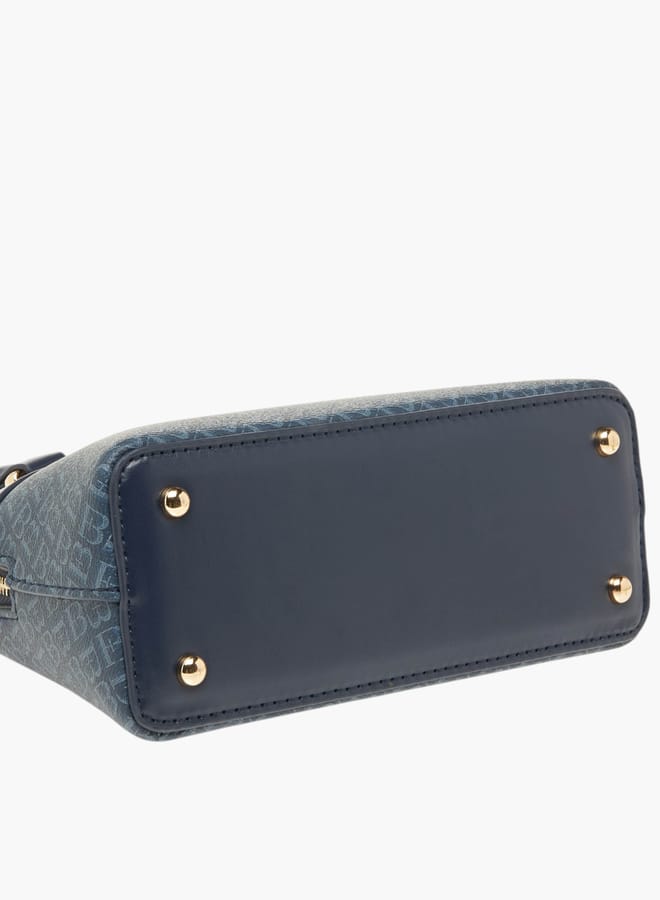 Flora Bella By Shoexpress Womens Textured Tote Bag With Top Handles And Zip Closure - Image 4