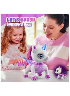 General Remote Control Unicorn Robot Toy for Girls LED Dancing Rechargeable STEM Learning Toys for Kids Preschool Children's Presents  - Image 4
