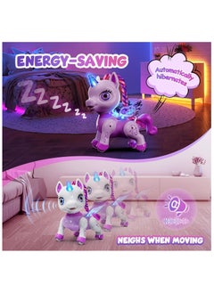 General Remote Control Unicorn Robot Toy for Girls LED Dancing Rechargeable STEM Learning Toys for Kids Preschool Children's Presents  - Image 5