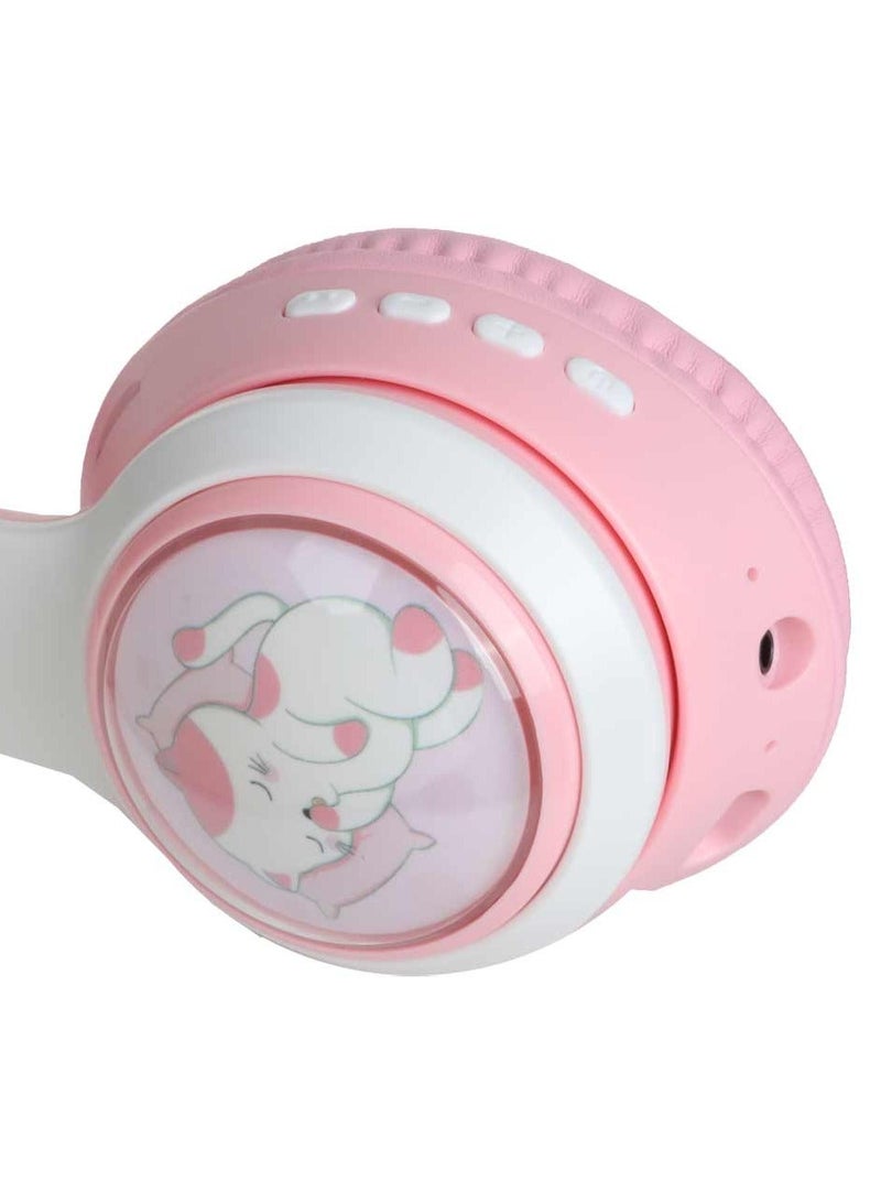 Wireless Cat Ear Design Bluetooth Stereo Headphone - Image 2