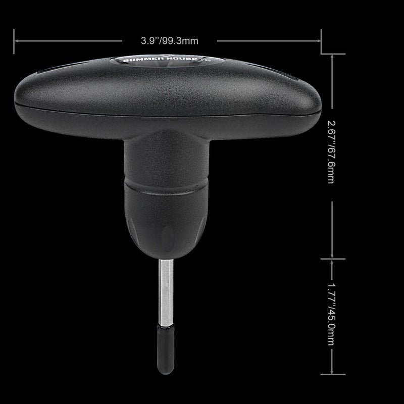 SummerHouse 40lbf Torque Golf Wrench for Driver Clubs and Fairway Hybrids Adapter Sleeve and Head Weight Adjustment - Image 5