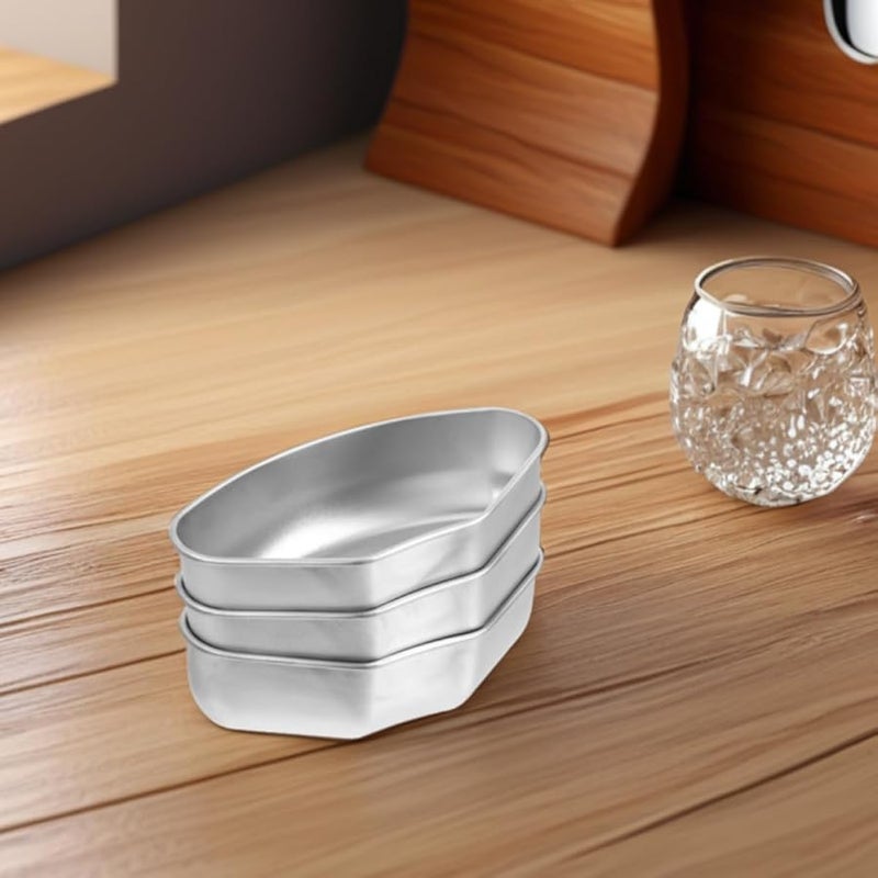 صناديق البخار على شكل مروحة من الفولاذ المقاوم للصدأ 4 قطع للفرن وقلاية الهواء والطهي - Image 5