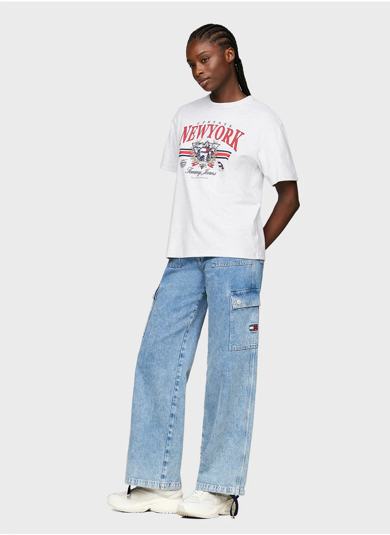 TOMMY JEANS TJW RLX VINTAGE PREP 2 TEE
