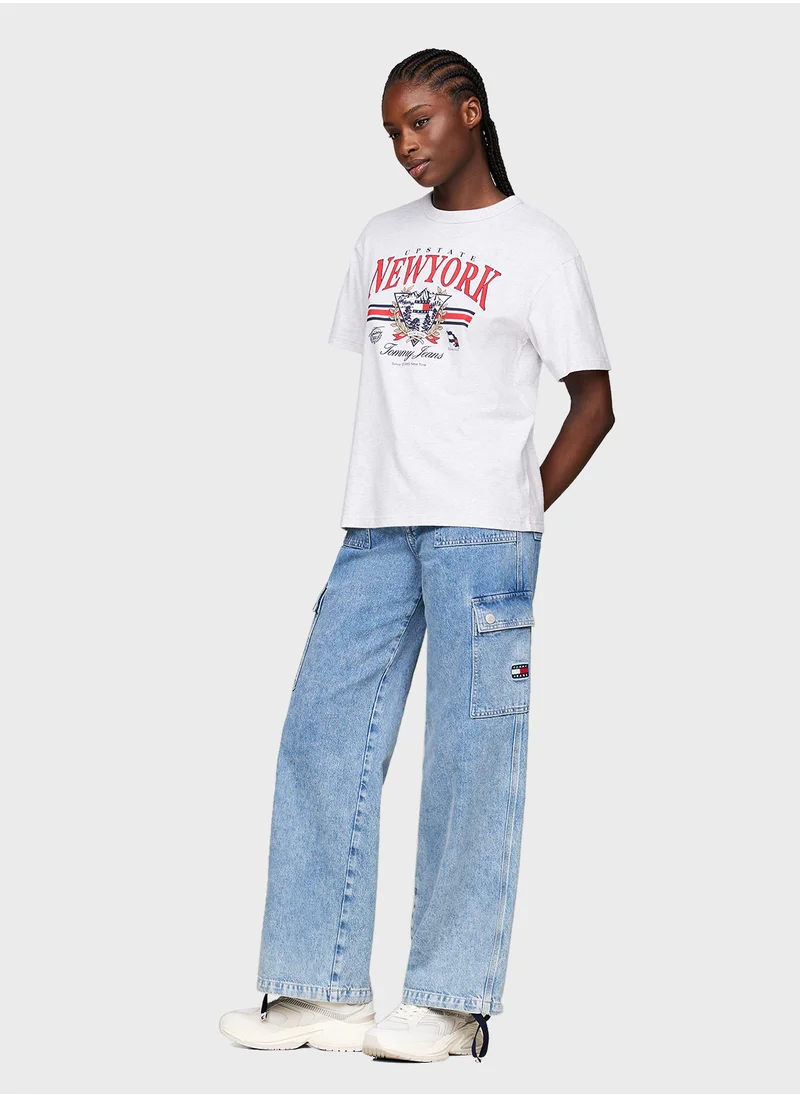 TOMMY JEANS TJW RLX VINTAGE PREP 2 TEE