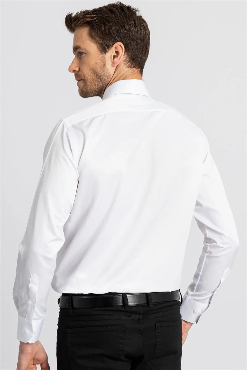تودورس Classic Fit Relaxed Cut Plain Men's Shirt