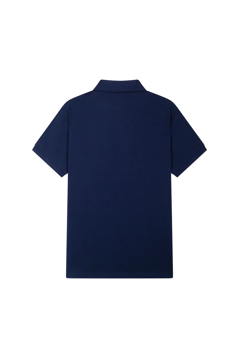GIORDANO Men's Blue Solid Performance Polo