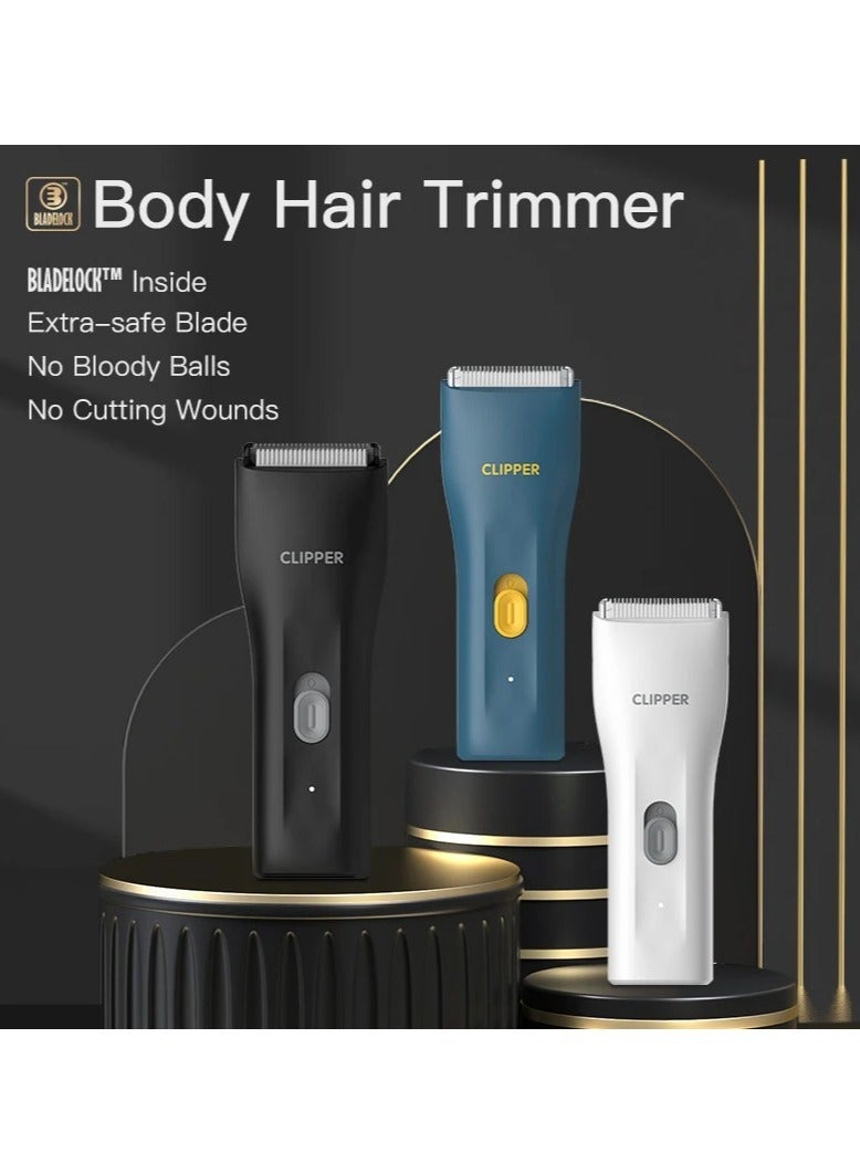 AROAQ Electric Body Groomer Pubic Hair Trimmer for Men Balls Shaver Clipper Male Sensitive Private Parts Razor Place Face Cut - Image 3
