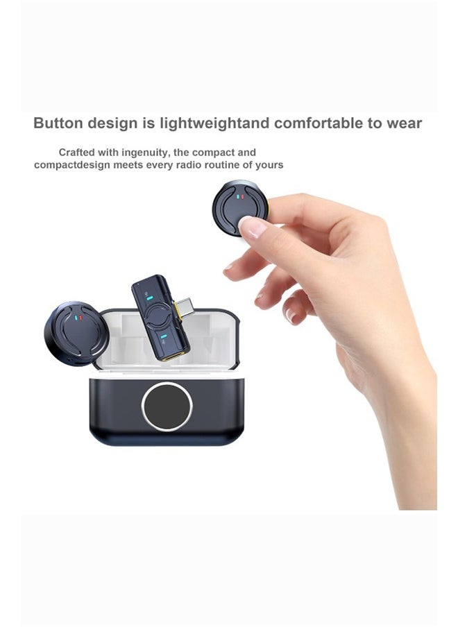 Generic VIPLATINA  VR11 WIRELESS MIC, HD Sound Quality, USB-C Port with Mic 7H+Box 24H Battery Life, Wireless Lavalier Microphone for iPhone/Android, With Lightning/USB-C Plug-Play wireless microphones with Noises Cancellation, Omnidirectional Condenser Mic for Video Recording, Podcast, Vlog  - Image 4