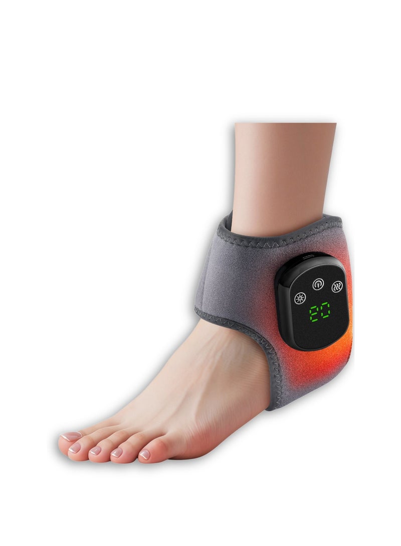 AL ARAS Ankle Therapy Massager | Heat & Vibration Foot & Ankle Pain Relief Device | Wireless Rechargeable Support Brace - Image 1