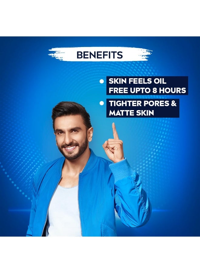 NIVEA MEN Oil Control Face Wash 100 g | With Magnolia Bark Extracts for 12 Hr Oil Control in Summer | 10 X Vitamin C Effect for Radiant Skin | For Oily Skin - Image 4