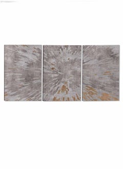 LOWHA Set Of 3 Framed Canvas Wall Arts Stretched Over Wooden Frame Retro Pattern Abstract Paintings For Home Living Room Office Decor  - Image 4