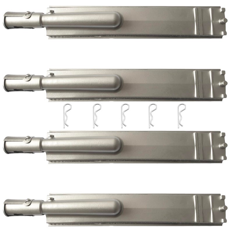 4 عبوة محسّنة من قطع غاز الشواء المصنوعة من الفولاذ المقاوم للصدأ بحجم 15 1316 بوصة لاستبدال أجزاء شوايات جينير 7200061 7200062 7200063 7200100 نيكست جريل 7200671 7200165 تشاربروايل بييفيتر
