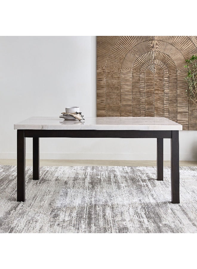 Home Box طاولة طعام 6 مقاعد من أورلاندو NXT مع سطح من الرخام الأصلي - Image 3