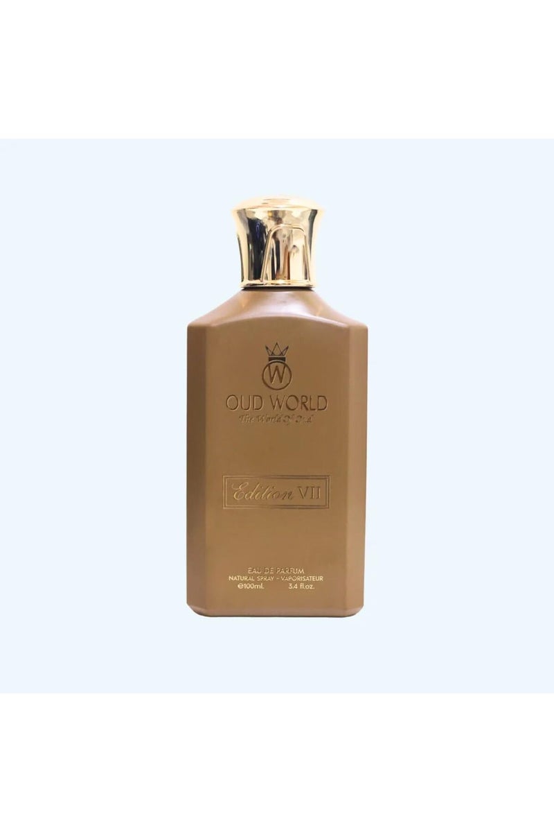Oud World Edition 7 Brown EDP Men – Bold Leather (Mandarin, Cinnamon) – 100ml