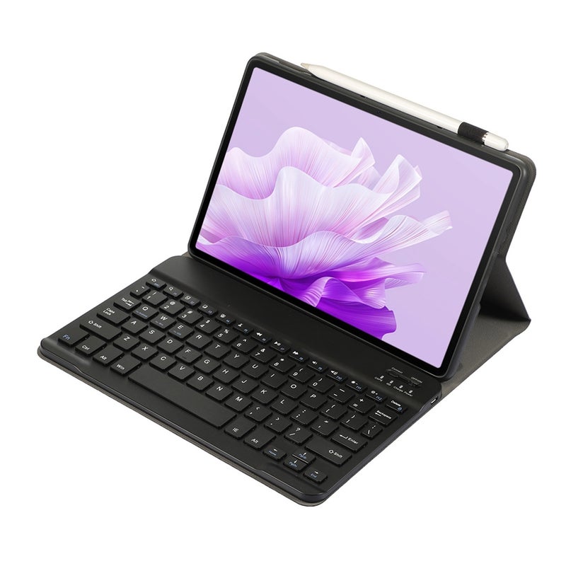 For Huawei Matepad 11.5 S 2024 Ah20 Ultra-Thin Detachable Bluetooth Keyboard Leather Tablet Case(Black) - Image 4