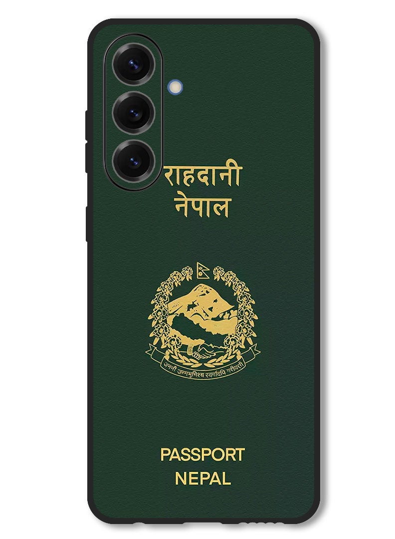 Theodor Case Compatible with Samsung Galaxy F16/ M16 Protection Shockproof Bumper Cover Nepal Passport - Image 1