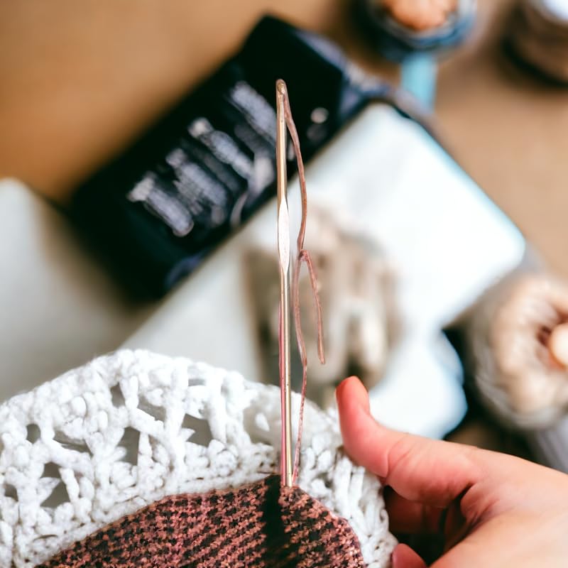 ADW CRAFT'S Stainless Steel Crochet Hook for Wool(Pack of 3 - No.9,10,11)|Stainless Steel Crochet Needle|Steel Crochet Hook|Crochet Hook Single|Steel Crochet Needle - Image 2