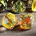 DNDND 7Piece Glass Dice Set Multifaceted Colorful DND Dice Tabletop Gaming Collectors Premium Gift Box Durable Design Colorful - Image 4