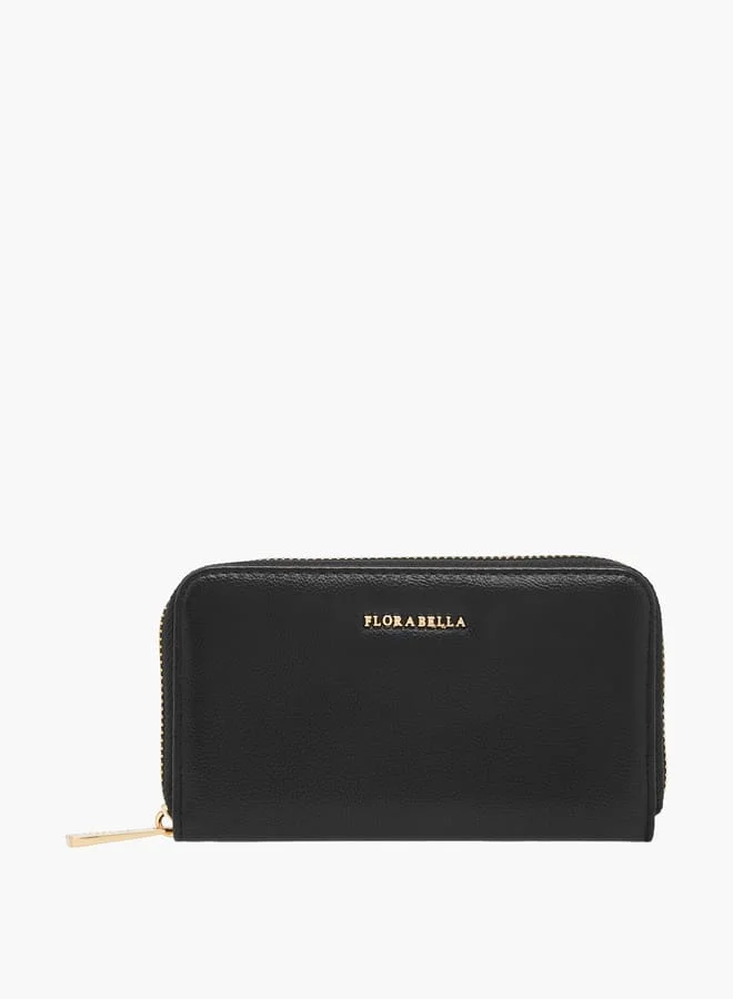 Flora Bella By Shoexpress Women Solid Wallet with Zip Closure