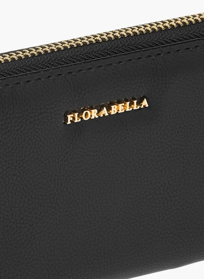 Flora Bella By Shoexpress Women Solid Wallet with Zip Closure