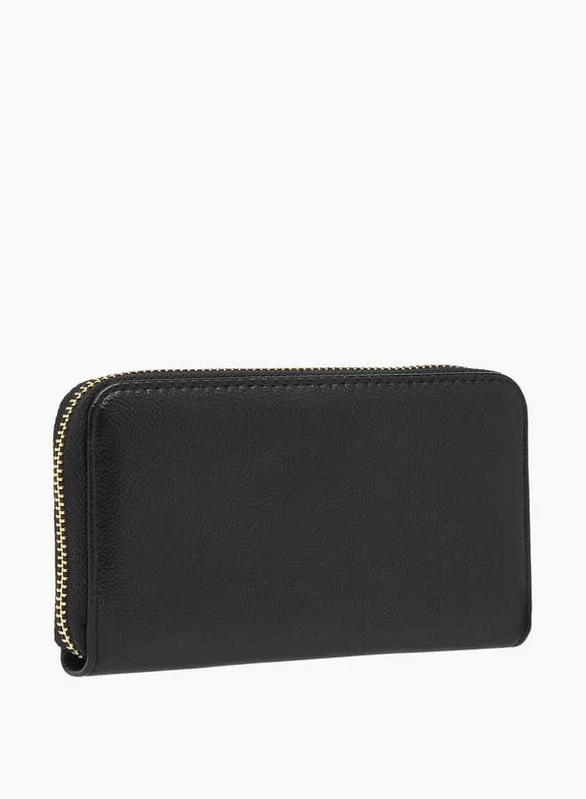 Flora Bella By Shoexpress Women Solid Wallet with Zip Closure