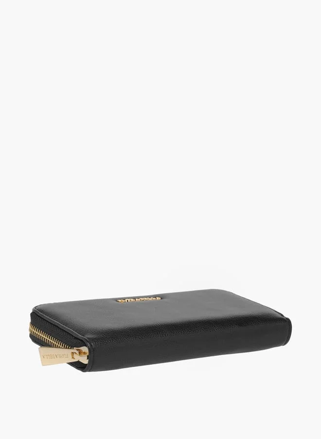 Flora Bella By Shoexpress Women Solid Wallet with Zip Closure