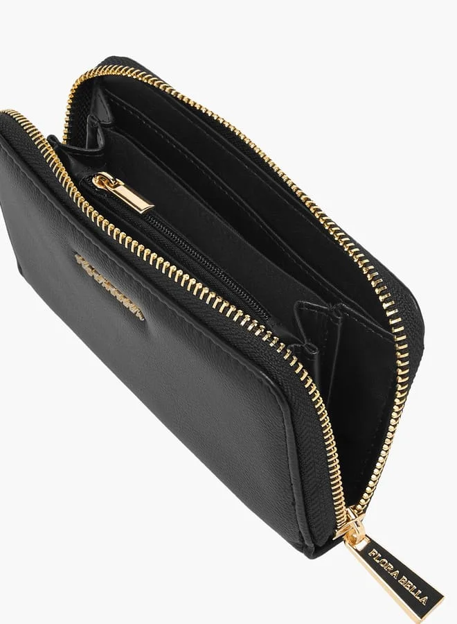 Flora Bella By Shoexpress Women Solid Wallet with Zip Closure