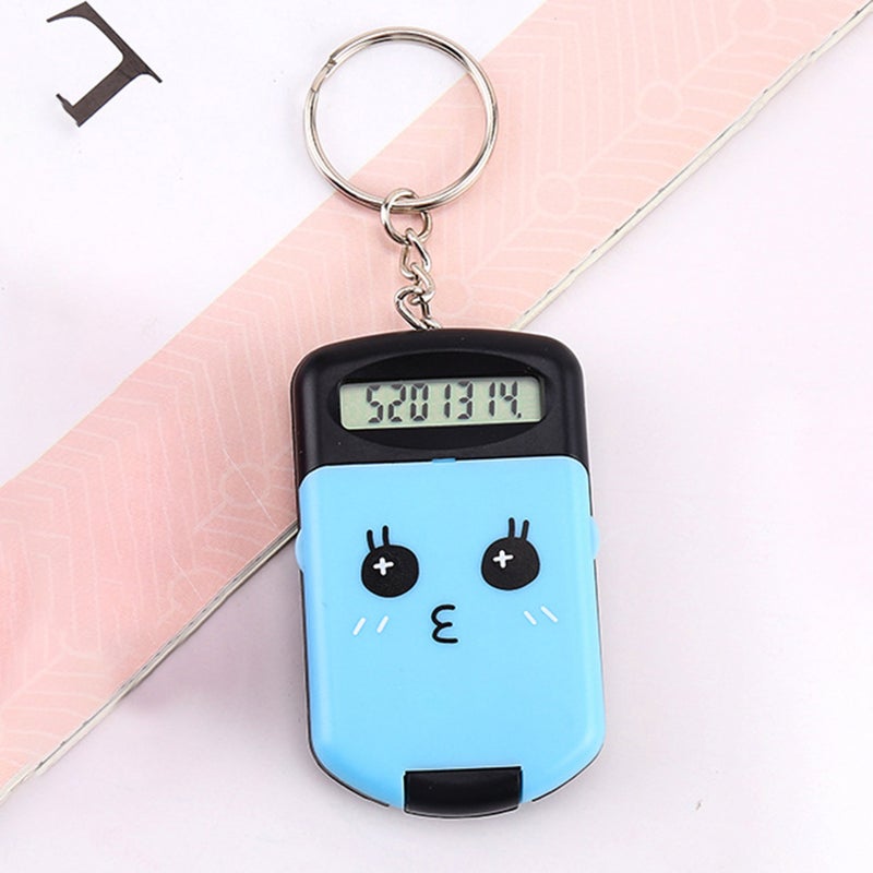 آلة حاسبة صغيرة لطيفة جميلة آمنة خالية من الروائح محمولة أداة حاسبة للطلاب والأطفال سوداء - Image 4