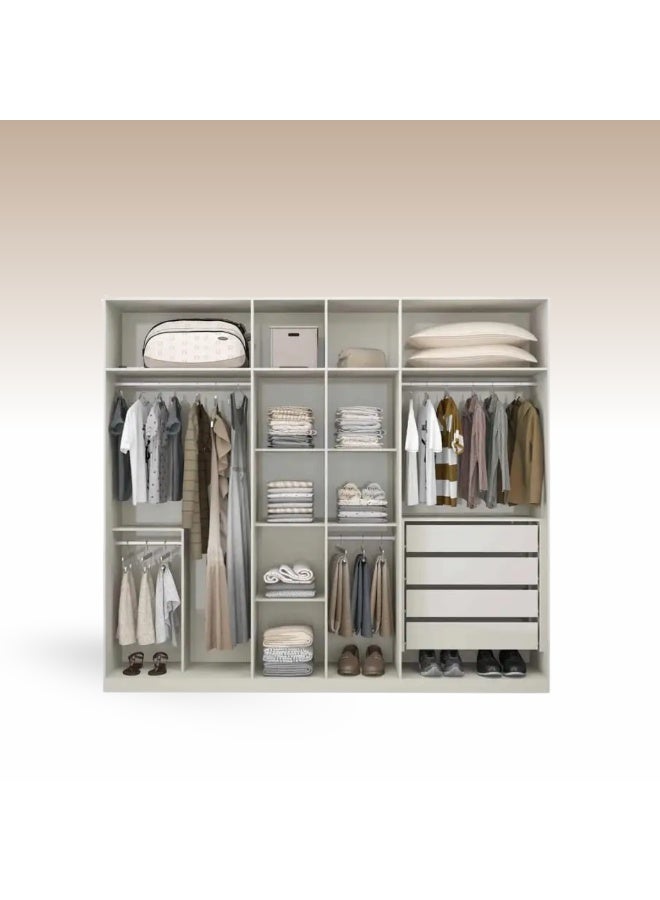 ملاذ هاوس دولاب مودرن 220*200*50 – MZWD205 - Image 1