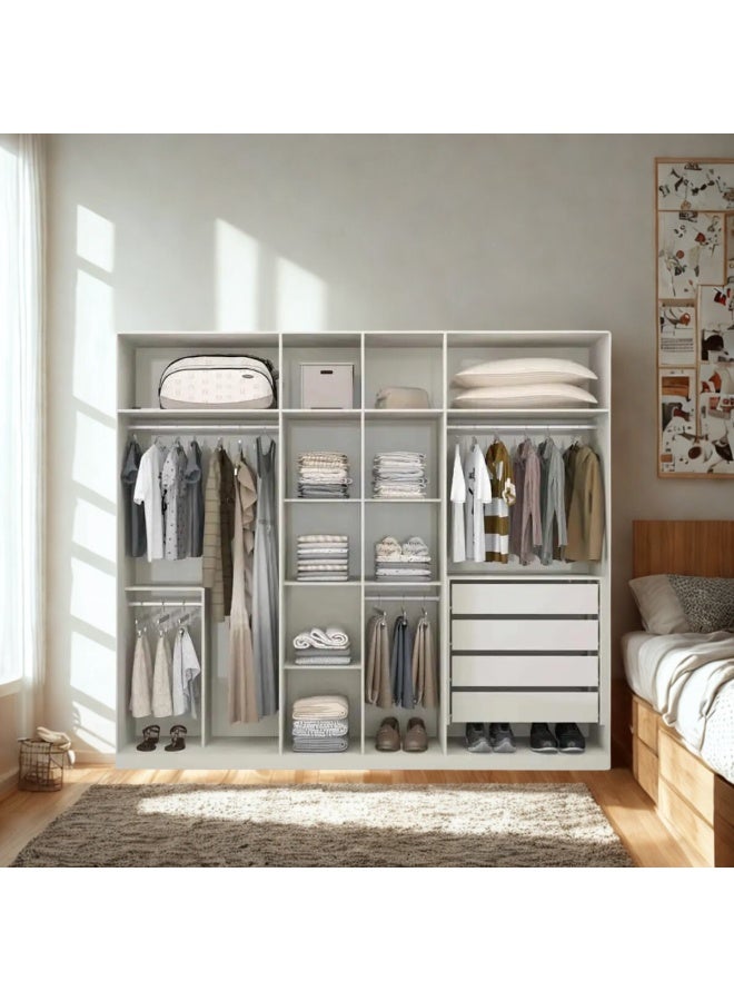 ملاذ هاوس دولاب مودرن 220*200*50 – MZWD205 - Image 3