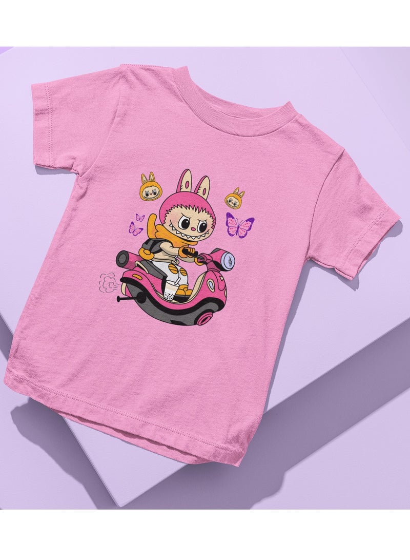 ZOOM Labubu - Trendy - Pure Cotton Shorts Sleeve Kid's T-Shirt