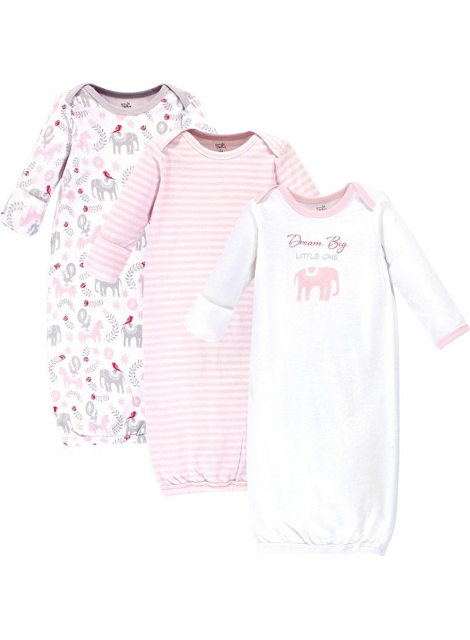 Touched by Nature Touched by Nature Unisex Baby Organic Cotton Gowns  - Image 1
