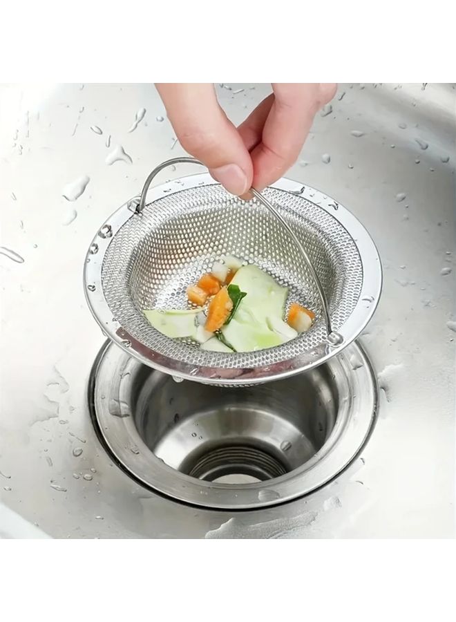 1pc Stainless Steel Kitchen Sink Strainer Anti Clogging Drain Stopper Rust Resistant - Image 5