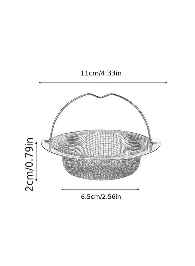 1pc Stainless Steel Kitchen Sink Strainer Anti Clogging Drain Stopper Rust Resistant - Image 3