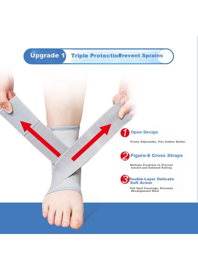 Bm Medical Ankle Brace Ligament Injury Anti-sprain Recovery Tendonitis Foot Ankle Joint Support - Image 2