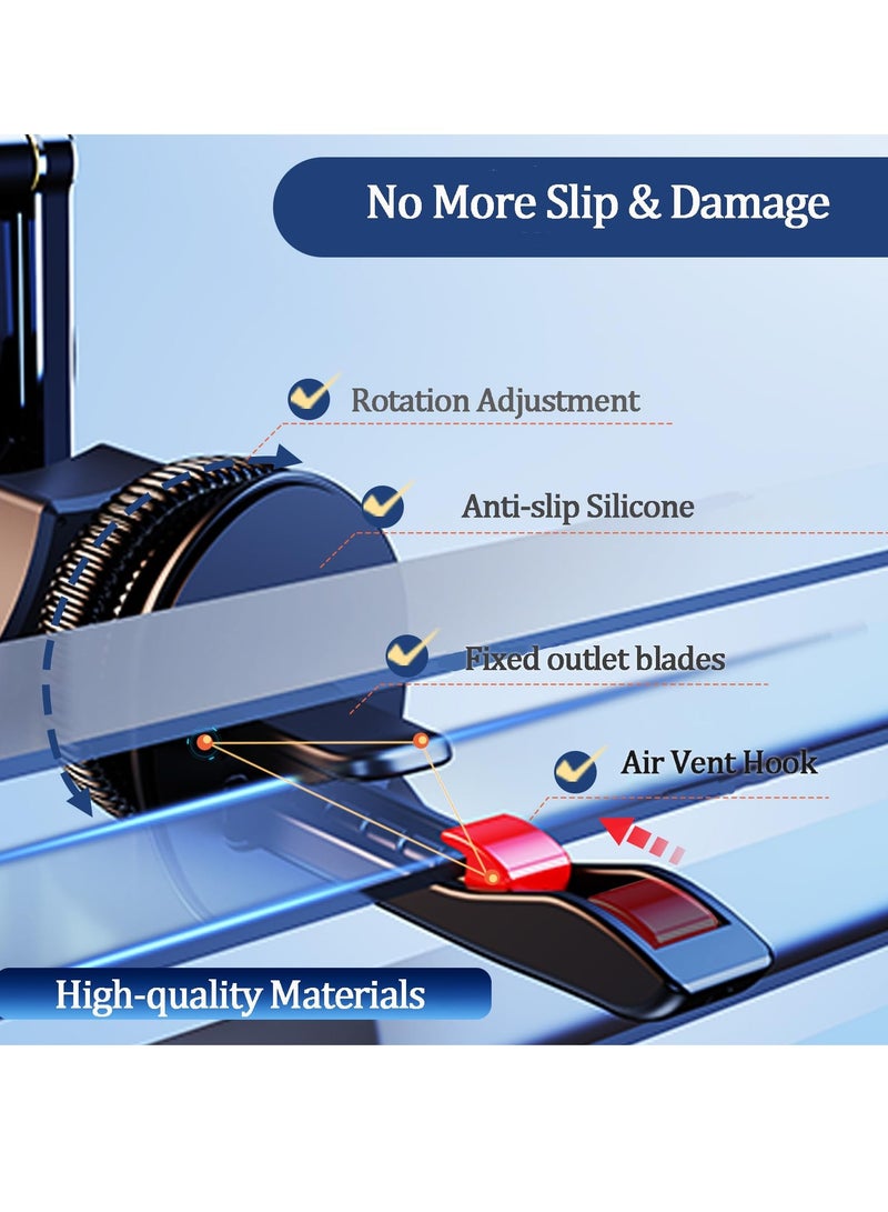 KASTWAVE حامل هاتف مغناطيسي للسيارة - حامل هاتف مغناطيسي قوي للغاية، حامل هاتف بالهواء للسيارة، حامل هاتف دوار بزاوية 360 درجة لهواتف مagsafe آيفون 15 14 13 12 برو ماكس ميني وجميع الهواتف - Image 5