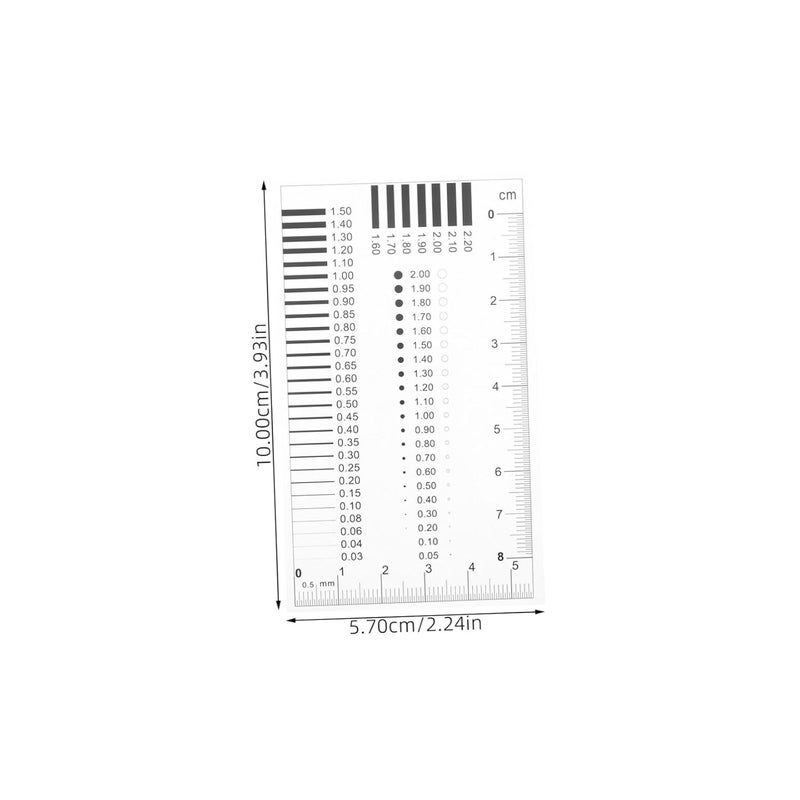 Ciieeo 6 Inch Ruler For High Precision Measurement Of Cracks And Line Defects - Image 3