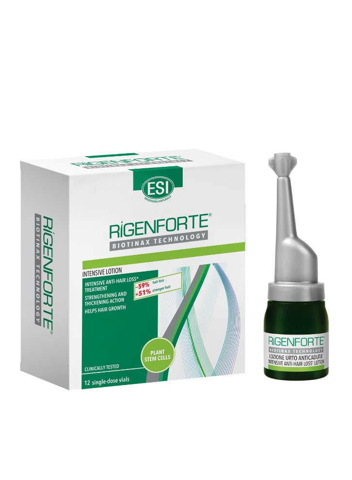 ESI Rigenforte Anti-Hair Loss Treatment Lotion, 12 Vitals - Boost Hair Growth, Strengthens & Thickens Strands, Fortifies Follicles, Paraben & Sulfate Free, Reduces Shedding & Promotes Healthy Hair Density - Image 1