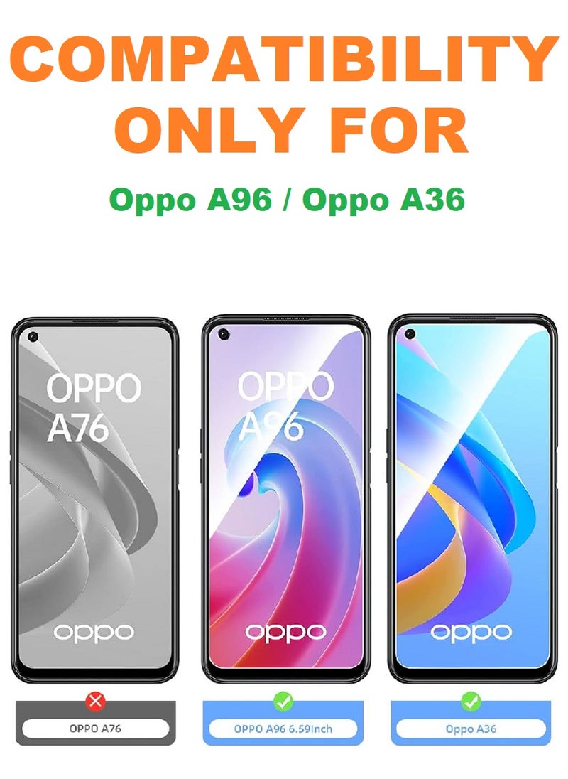 Super Tempered Glass Screen Protector Clear Designed For Oppo A96 4G Full Screen Coverage And Bubble Free - Image 2