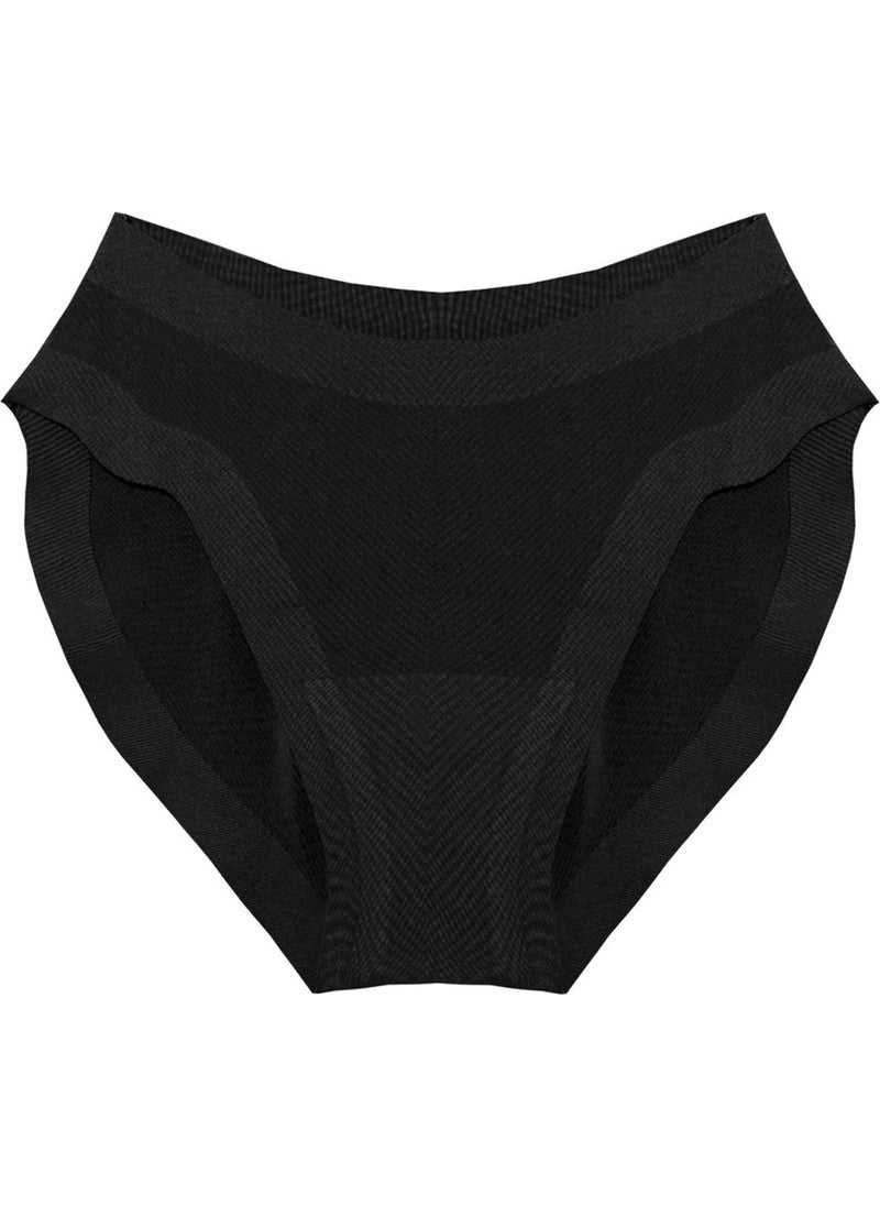 Magic Form - 847 Women's Black Seamfree Fabric Seamless Normal Panties - Image 1